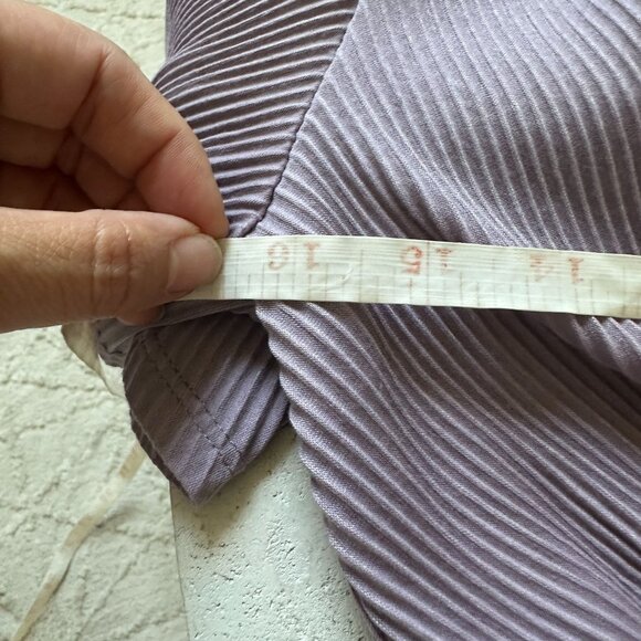 Urban Outfitters Rori Smitten Ribbed Peplum Top Flutter Sleeve V-Neck‎ Cropped S - Picture 7 of 9